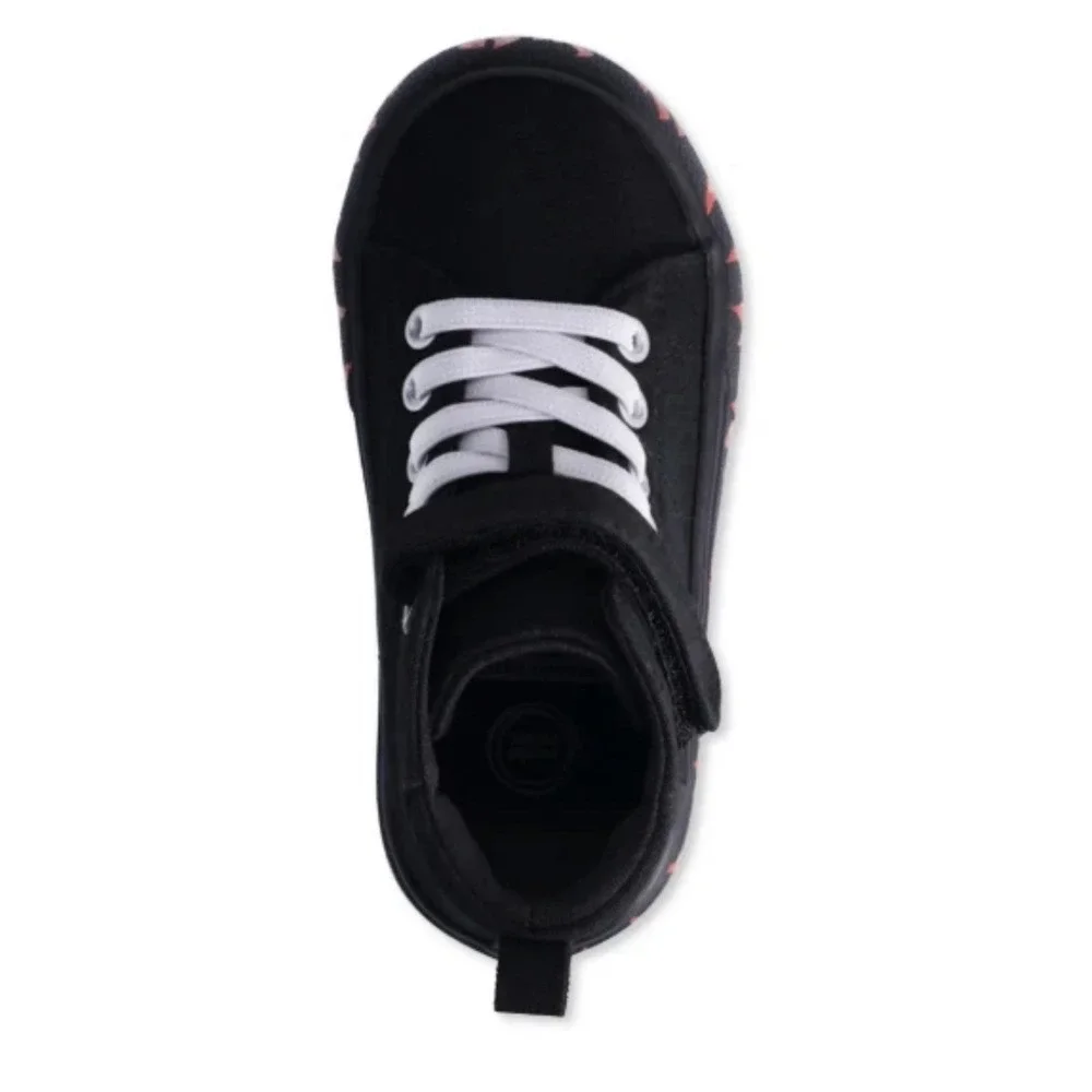 Wonder Nation Toddler Kids Casual Flame High Top Black Toddler Size 10